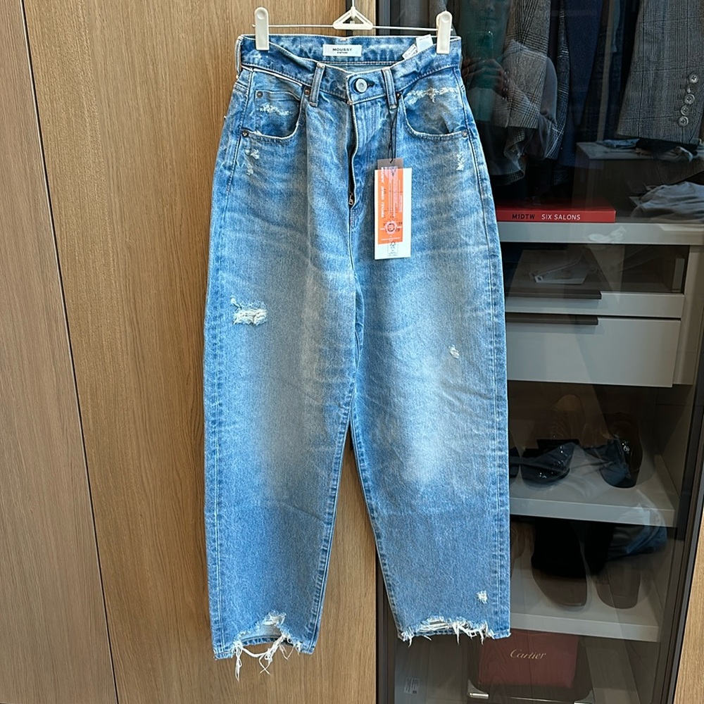 Moussy Vintage Wide Tapered Jeans